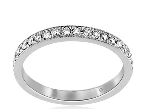 .51 Carat 14k White Gold Diamond Wedding Band - BAND1037