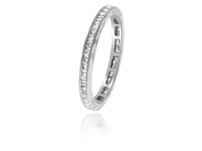 .51 Carat 14k White Gold Diamond Wedding Band - BAND1038