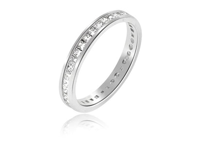 1.0 Carat 14k White Gold Diamond Wedding Band - BAND1039