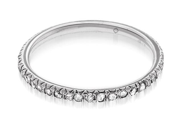 .60 Carat 14k White Gold Diamond Wedding Band - BAND1041