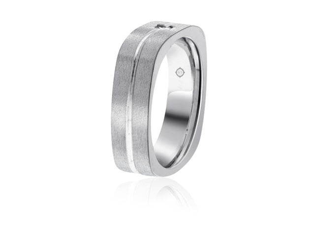 .50 Carat 14k White Gold Diamond Wedding Band - BAND1042