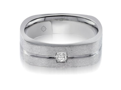 .50 Carat 14k White Gold Diamond Wedding Band - BAND1042