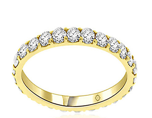 1.0 Carat 14k Yellow Gold Diamond Wedding Band - BAND1043