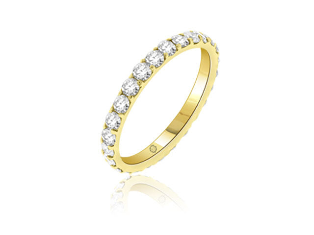 1.0 Carat 14k Yellow Gold Diamond Wedding Band - BAND1043