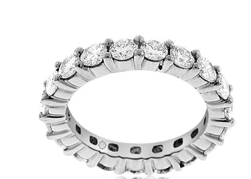 3.50 Carat Platinum Diamond Wedding Band - BAND1046