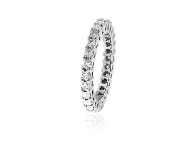 1.10 Carat 14k White Gold Diamond Wedding Band - BAND1053