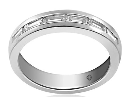 0.90 Carat Platinum Diamond Wedding Band - BAND1058