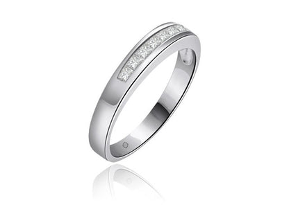 .50 Carat 14k White Gold Diamond Wedding Band - BAND1066