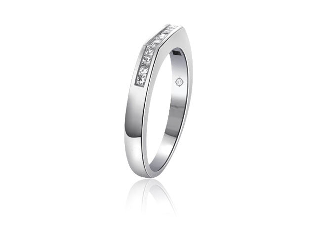 .50 Carat 14k White Gold Diamond Wedding Band - BAND1068