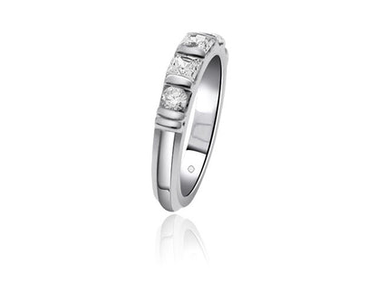 .75 Carat 14k White Gold Diamond Wedding Band - BAND1073