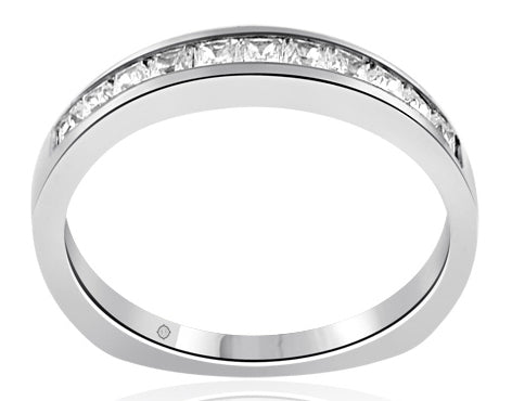 .50 Carat 14k White Gold Diamond Wedding Band - BAND1090