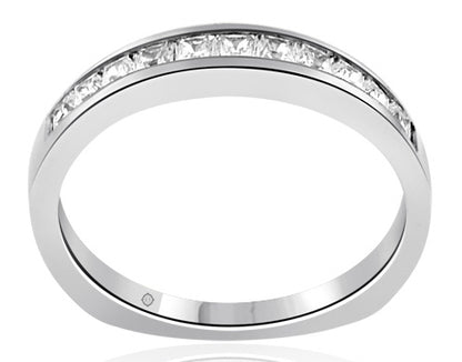.50 Carat 14k White Gold Diamond Wedding Band - BAND1090