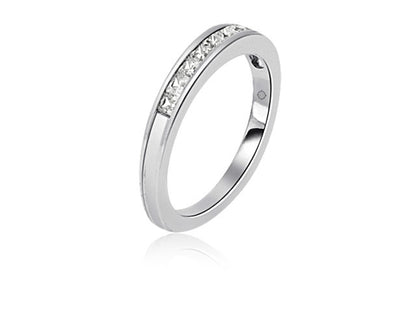 .50 Carat 14k White Gold Diamond Wedding Band - BAND1090
