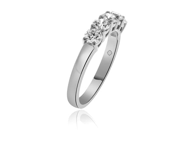 1.25 Carat 14k White Gold Diamond Wedding Band - BAND1096