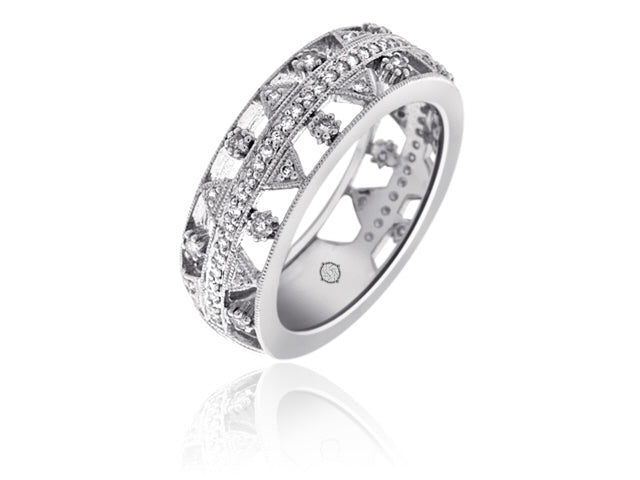 .50 Carat 14k White Gold Diamond Cocktail Ring - BAND1109