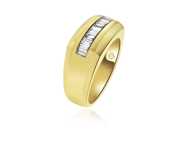 1.25 Carat 14k Yellow Gold Diamond Wedding Band - BAND1158