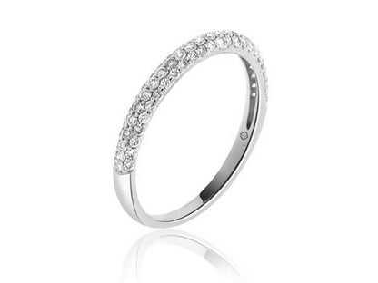 14k White Gold Wedding Band (0.50ctw) - BAND1172