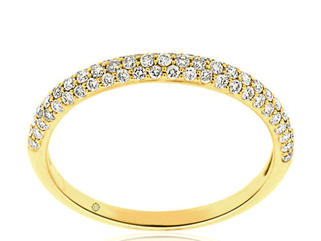 14k Yellow Gold Wedding Band (0.50ctw) - BAND1173