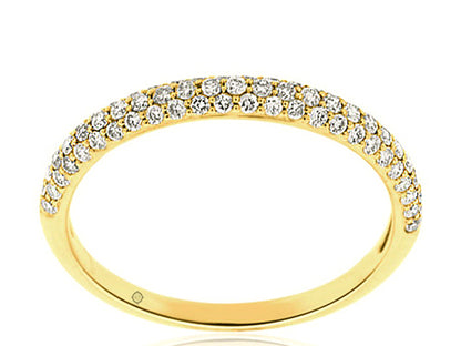 14k Yellow Gold Wedding Band (0.50ctw) - BAND1173