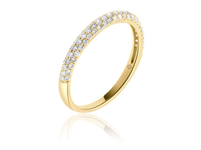 14k Yellow Gold Wedding Band (0.50ctw) - BAND1173