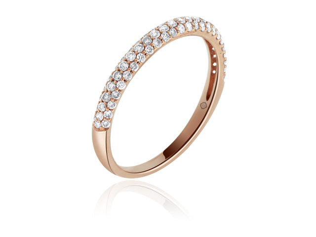 14k Rose Gold Wedding Band (0.50ctw) - BAND1174