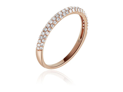 14k Rose Gold Wedding Band (0.50ctw) - BAND1174