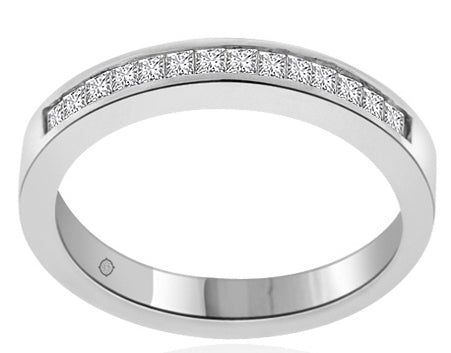 1.0 Carat 14k White Gold Diamond Wedding Band - BAND937