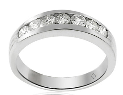 1.0 Carat 14k White Gold Diamond Wedding Band - BAND963