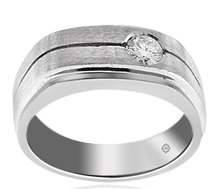 .60 Carat 14k White Gold Diamond Wedding Band - BAND964