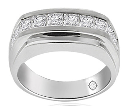 2.15 Carat 14k White Gold Diamond Wedding Band - BAND967