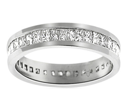 1.0 Carat 14k White Gold Diamond Wedding Band - BAND973
