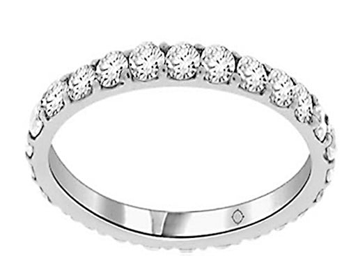 1.0 Carat 14k White Gold Diamond Wedding Band - BAND976