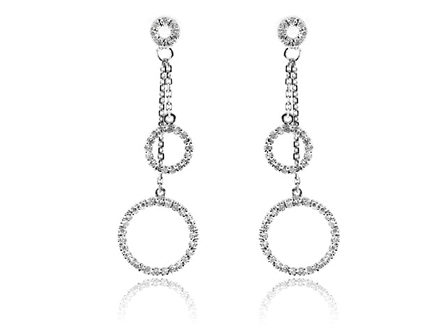 .40 Carat 14k White Gold Diamond Earrings - E01407
