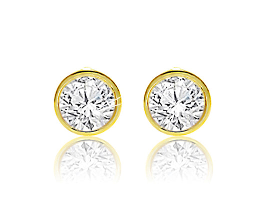 MODERA 0.50ctw DIAMOND STUDS - E01419