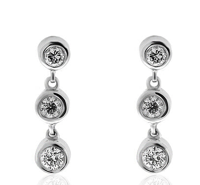 .50 Carat 14k White Gold Diamond Earrings - E10590