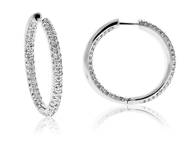 14KWG6.8GR IN-OUT/HOOPS DIA/0.80CT - E69