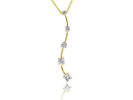 .50 Carat 14k Yellow Gold Diamond Pendant - N01053