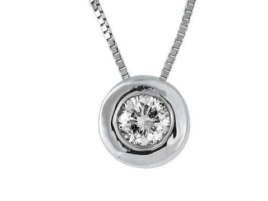 .30 Carat 14k White Gold Diamond Pendant - PEN01169