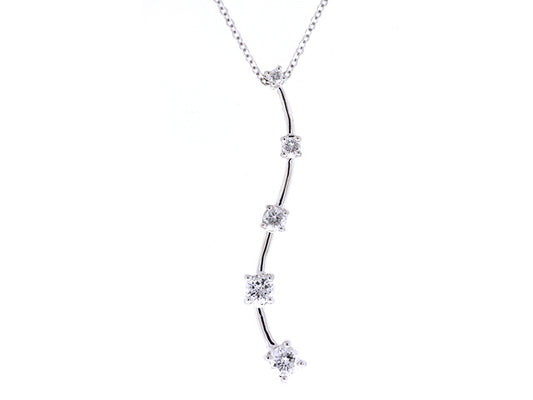 .50 Carat 14k White Gold Diamond Pendant - PEN01243