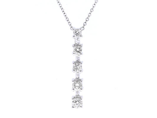 .50 Carat 14k White Gold Diamond Pendant - PEN01246