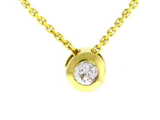 .25 Carat 14K Yellow Gold Diamond Pendant - PEN1251