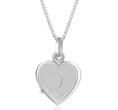 14k White Gold Locket - PEN1463