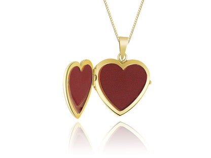 14k Yellow Gold Heart Locket - PEN1470