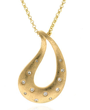 .20 Carat 14k Yellow Gold Diamond Pendant - PEN1554