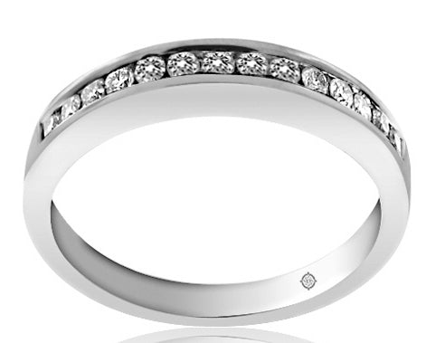 .60 Carat 14k White Gold Diamond Wedding Band - R01156