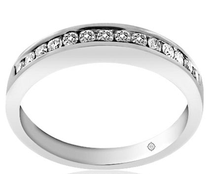 .50 Carat 14k White Gold Diamond Wedding Band - R01157
