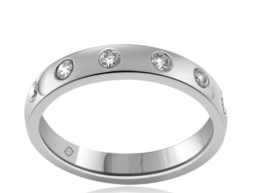 .50 Carat 14K White Gold Diamond Wedding Band - R01367