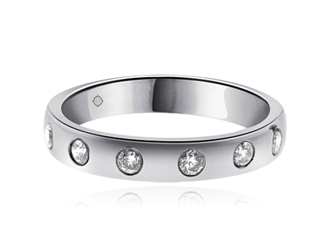 .50 Carat 14K White Gold Diamond Wedding Band - R01367