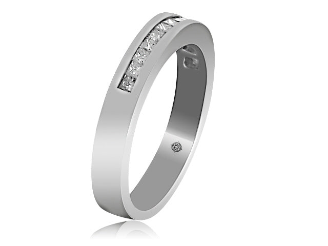 .52 Carat 14k White Gold Diamond Wedding Band - R01661