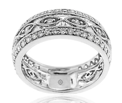 .90 Carat 14k White Gold Diamond Cocktail Ring - R017565